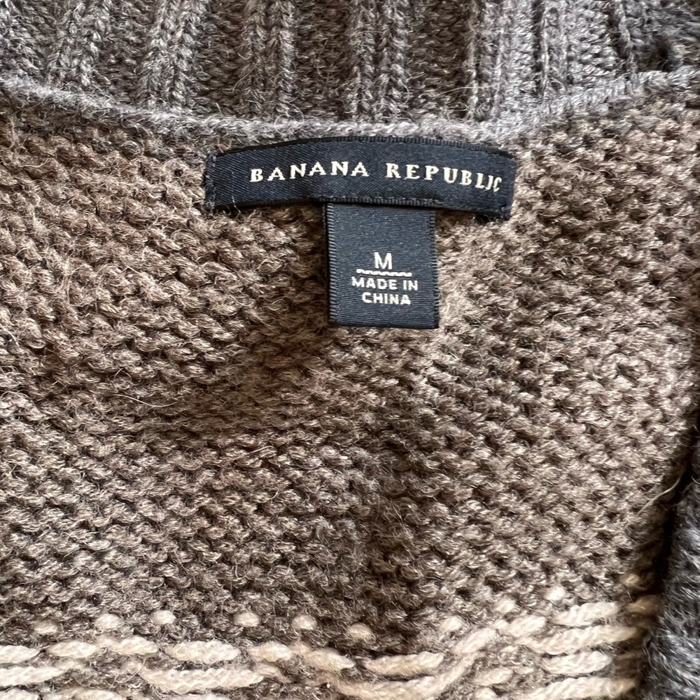Banana Republic button up sweater vest - Picture 2 of 4